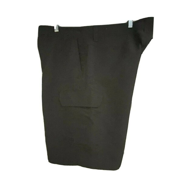 North Face Mens Dark Gray Cargo Nylon Shorts 36" Zip Pockets Lightweight Logo - Picture 3 of 12